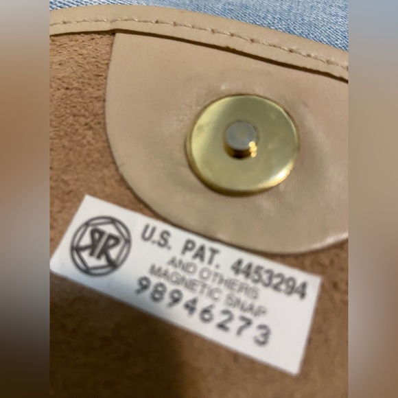 (NWOT)Hunt Club cream all leather crossbody - Picture 10 of 10